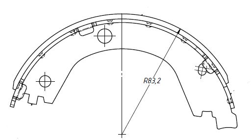 Колодки тормозные к-кт TRIALLI GF 4406 preview 3