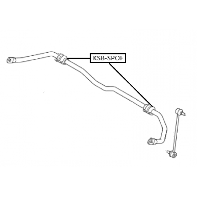 Втулка переднего стабилизатора d23.7 preview 2