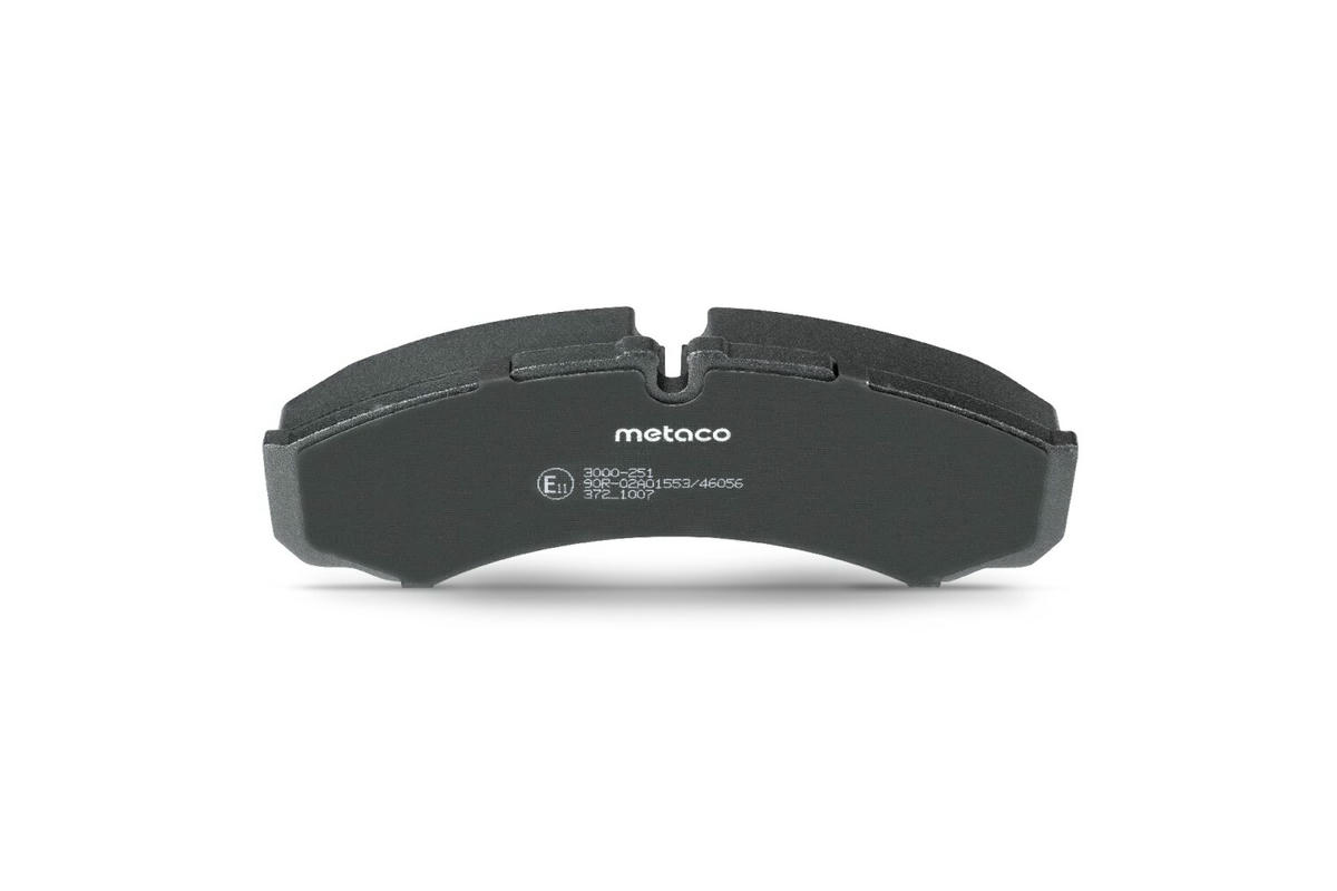 Колодки тормозные передние к-кт metaco 3000-251 preview 4 Колодки тормозные передние к-кт metaco 3000-251 preview 4