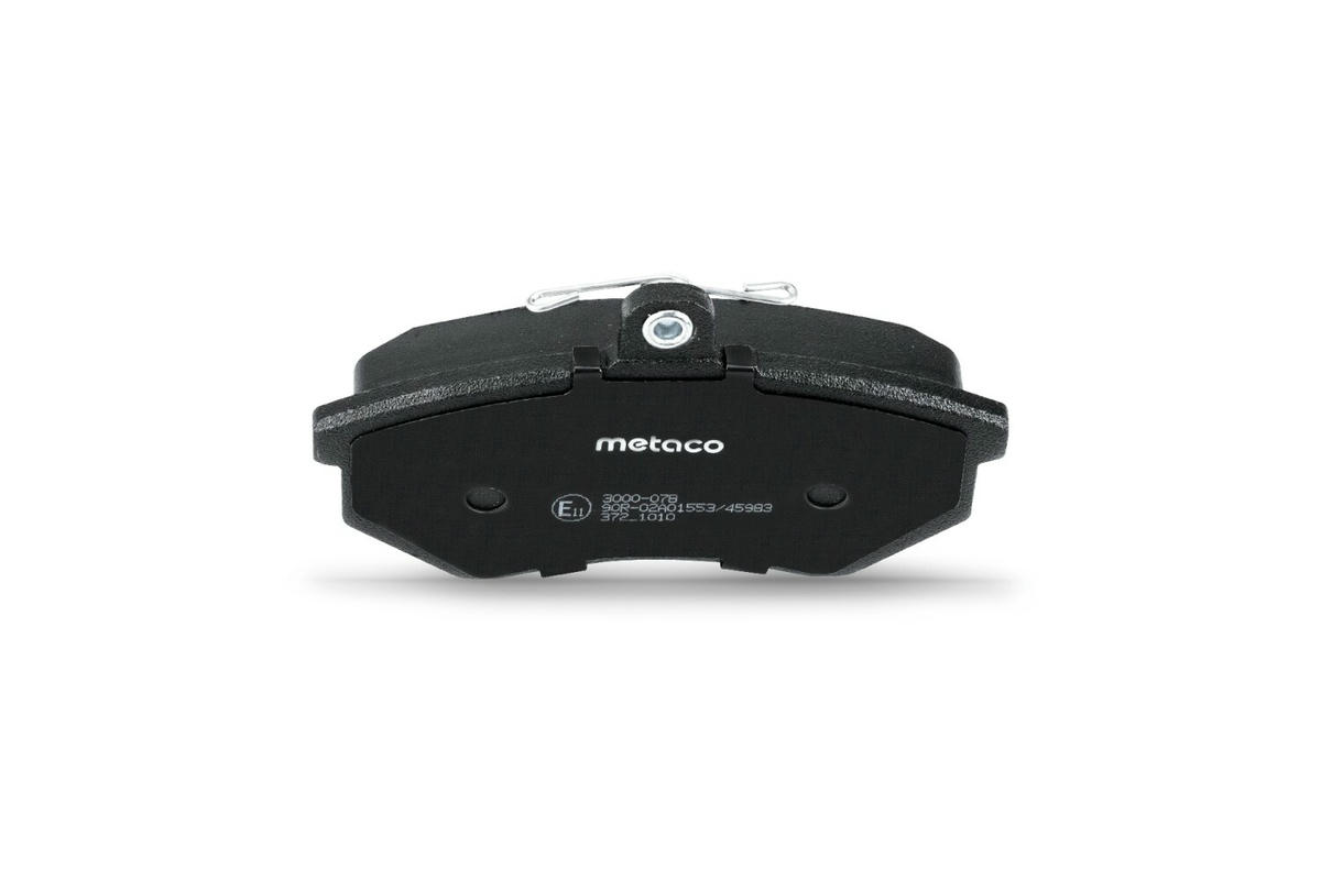 Колодки тормозные передние к-кт metaco 3000-079 preview 5