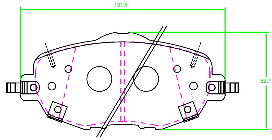 Колодки торм. для а/м Changan UNI-V (22-) диск. перед. TRIALLI PF 2344 preview 3