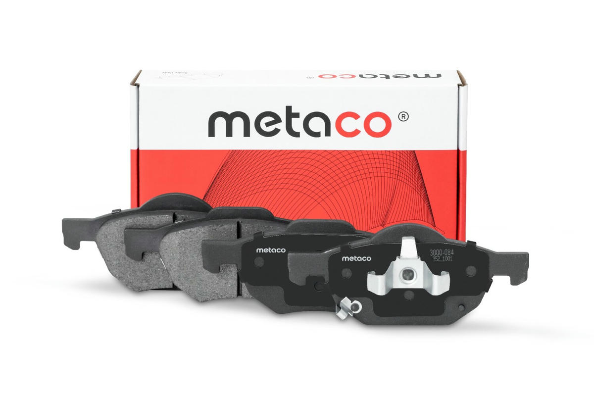 Колодки тормозные передние к-кт metaco 3000-084 preview 1