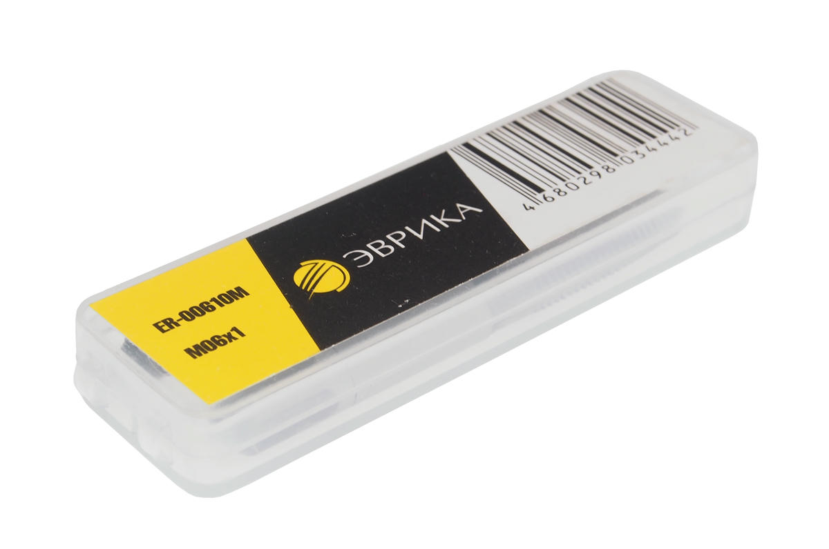 Метчик М6х1 (2шт) в пласт. футляре ЭВРИКА preview 1