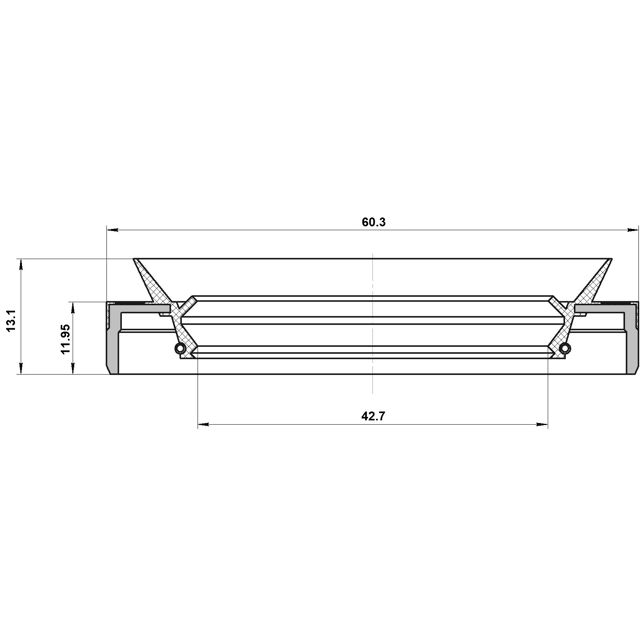 95MEY-44601213C_сальник приводного вала! Ford Transit 06-13 preview 2