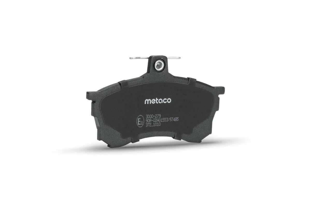 Колодки тормозные передние к-кт metaco 3000-279 preview 2