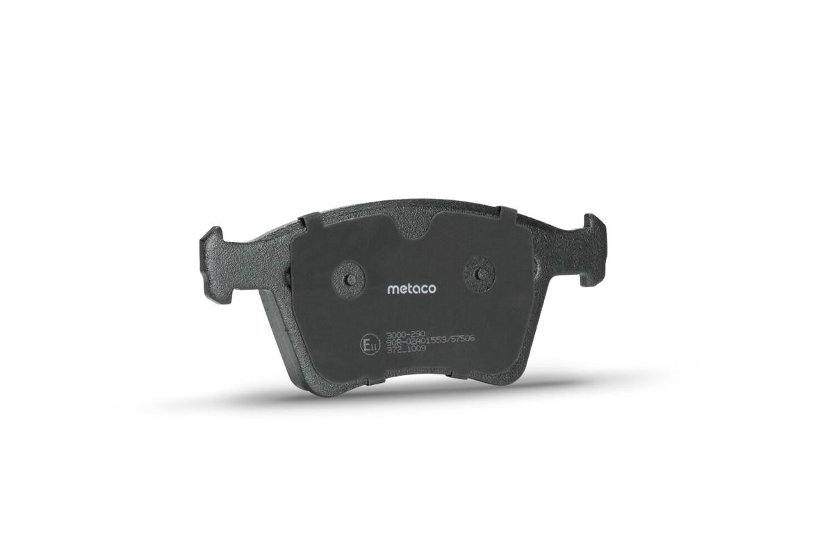 Колодки тормозные передние к-кт metaco 3000-290 preview 3