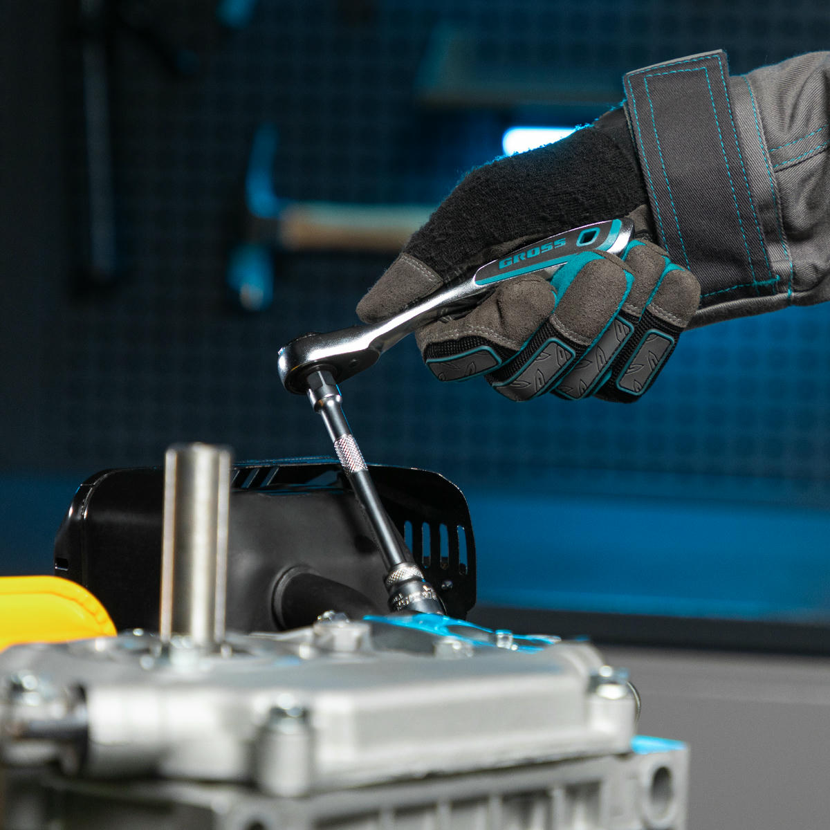 Набор торцевых головок ,трещетка 120 зубьев 12 предметов 1/4 // Gross preview 13