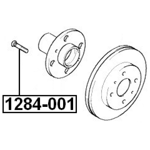 Шпилька колеса FEBEST 1284-001 preview 2