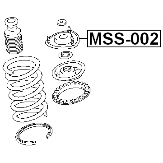 ОПОРА ПЕРЕДНЕГО АМОРТИЗАТОРА (FEBEST) preview 2