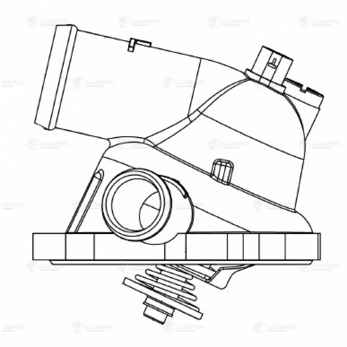Термостат для а/м Audi Q7 (06-) 4.2i (BAR,BVJ) (95 С) (с корпусом) (LT 1815) preview 4