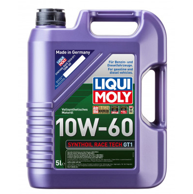 Масло моторное LIQUI MOLY SYNTHOIL RACE TECH GT-1 10W60 синт. 5л preview 2
