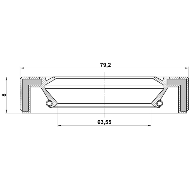 Сальник приводного вала FEBEST 95GAY-65790808C preview 2