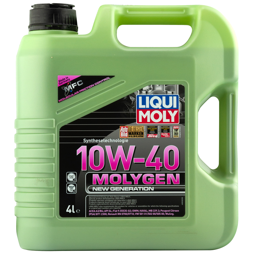Масло моторное LIQUI MOLY Molygen New Generation HC 10W40 4л синт. preview 1