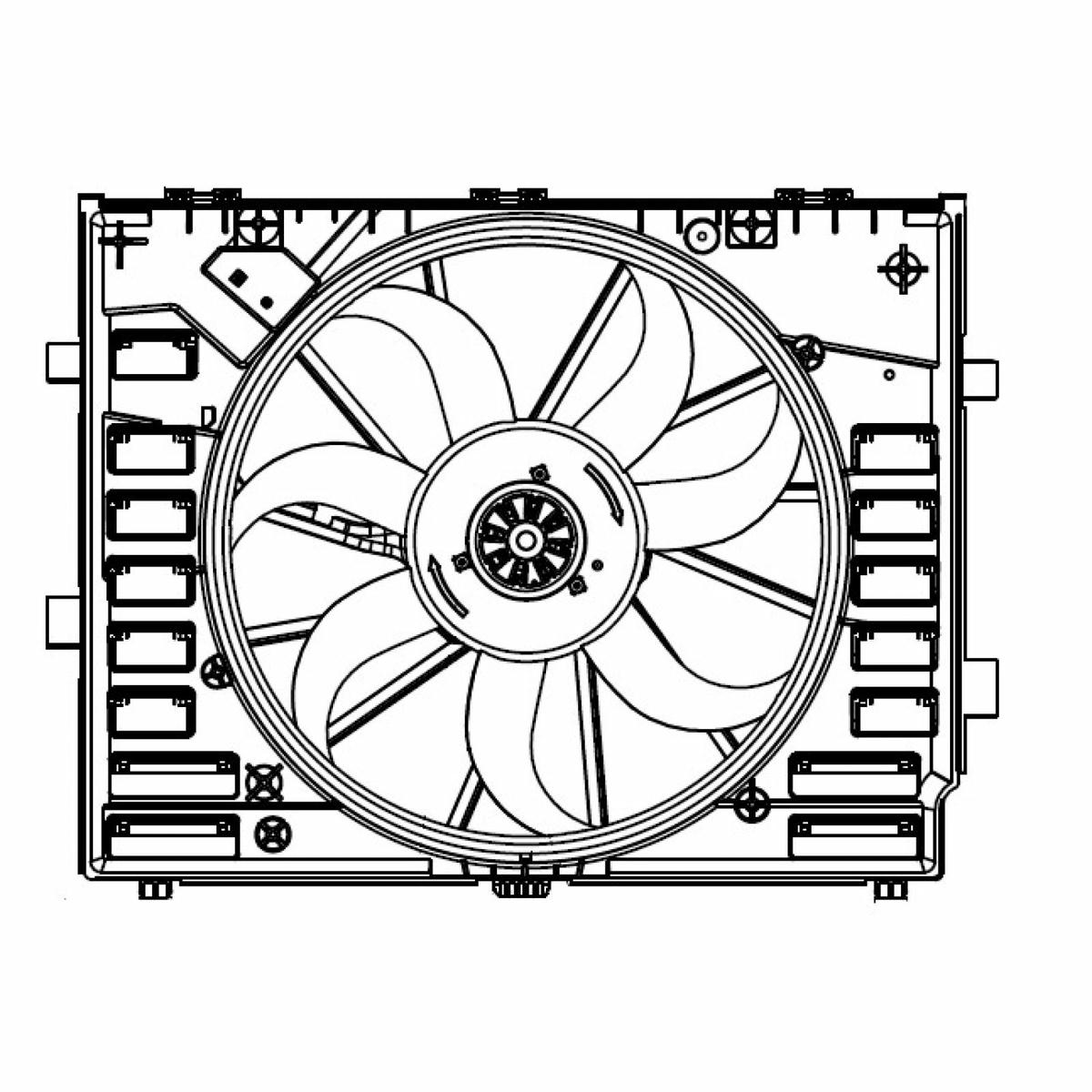 Вентилятор радиатора LUZAR LFK 1858 preview 3