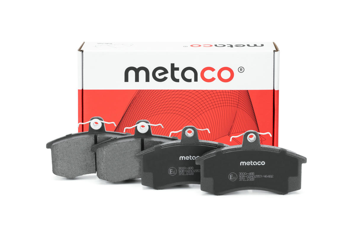 Колодки тормозные передние к-кт metaco 3000-488 preview 1