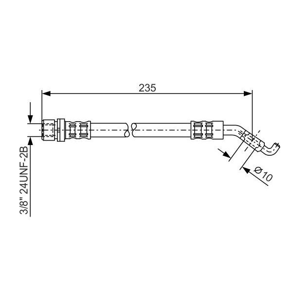Шланг тормозной TRIALLI BF 4650 preview 2