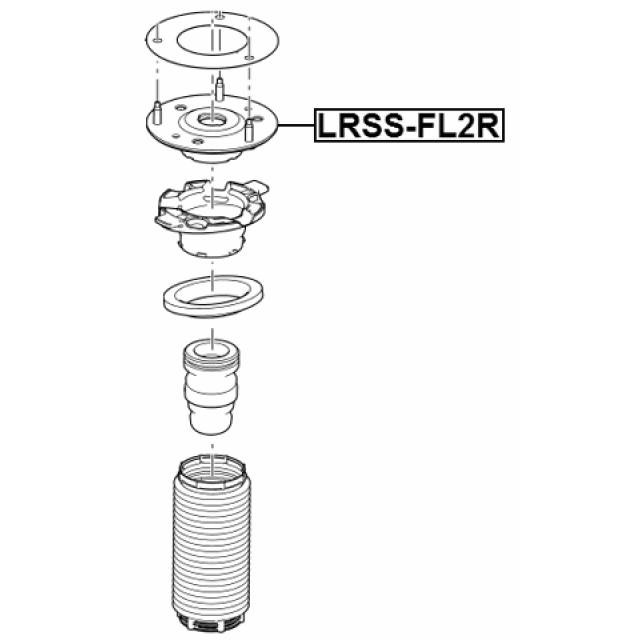 Опора заднего амортизатора preview 2