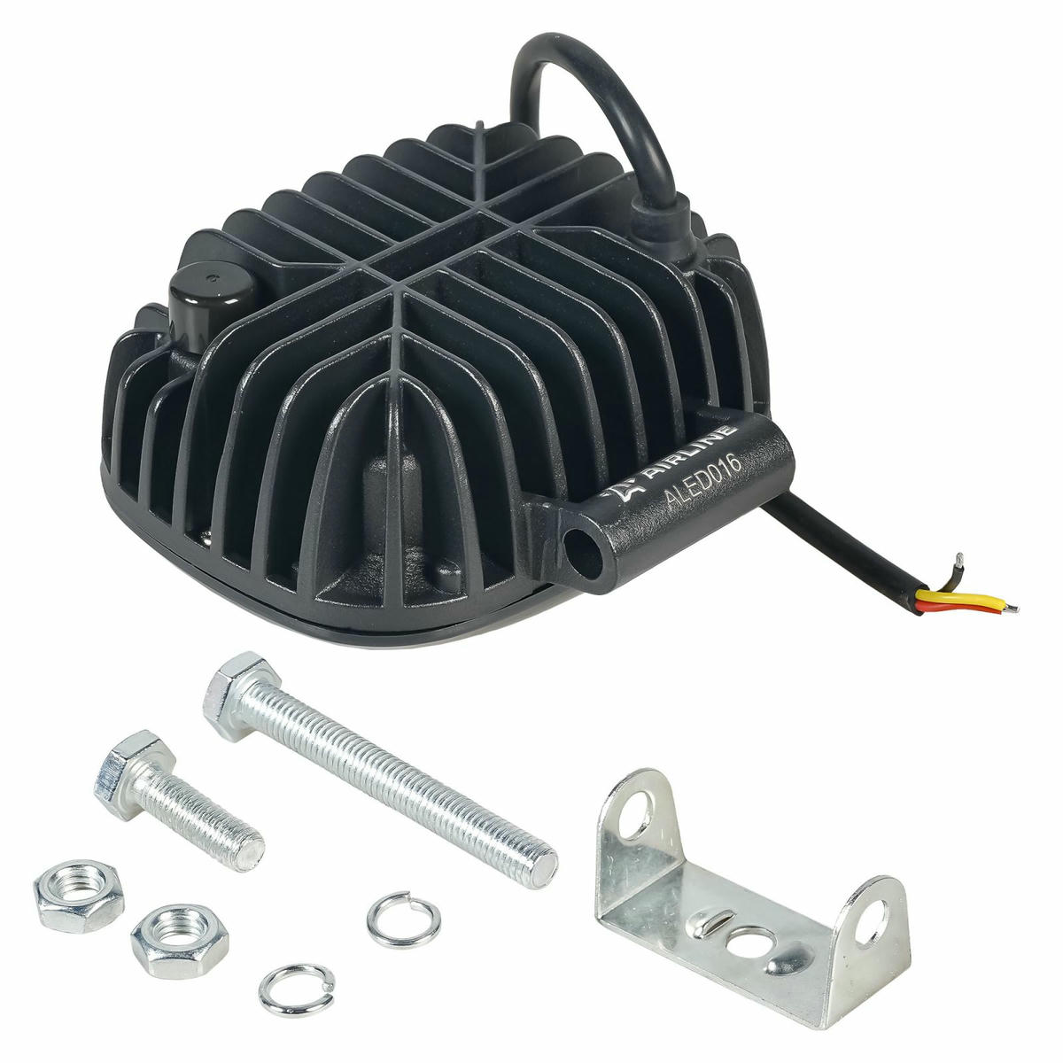 Фара светодиодная прямоугольная, четкая свет. граница+Обод, 30W (120х126х65) 12/24V PRO (ALED016) preview 3