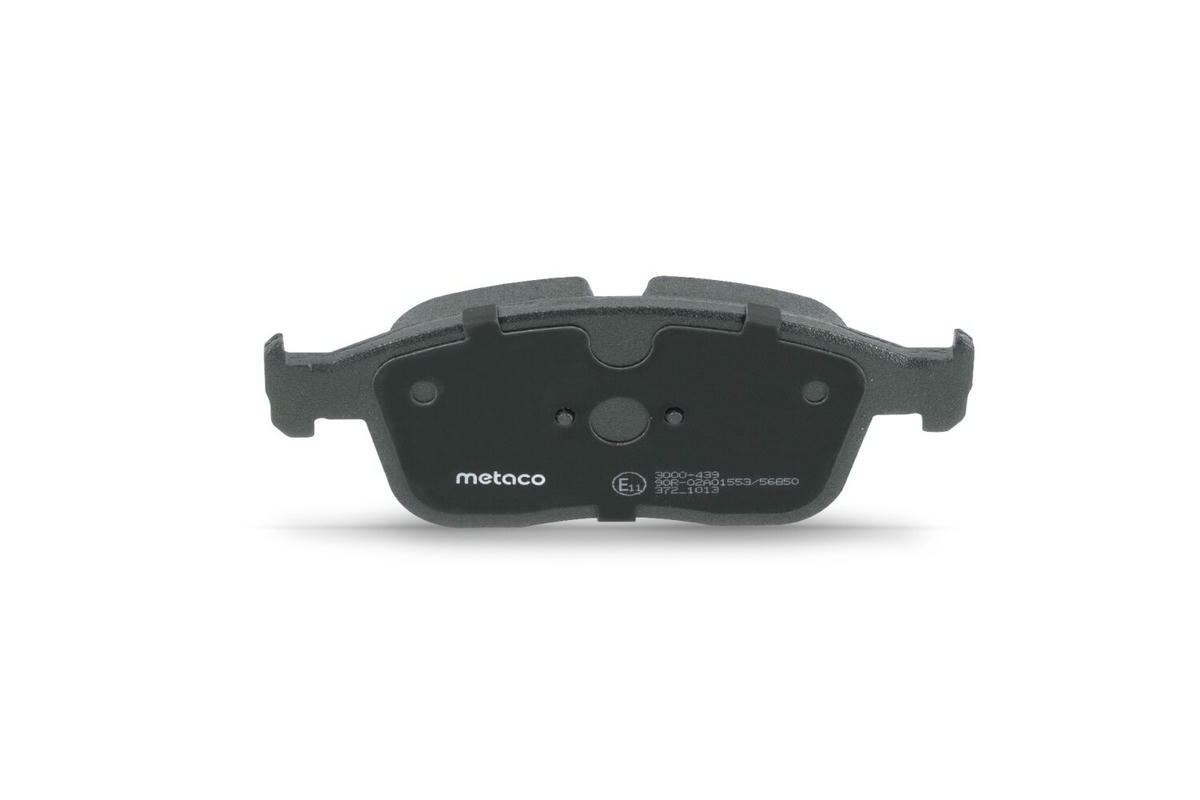 Колодки тормозные передние к-кт metaco 3000-439 preview 5