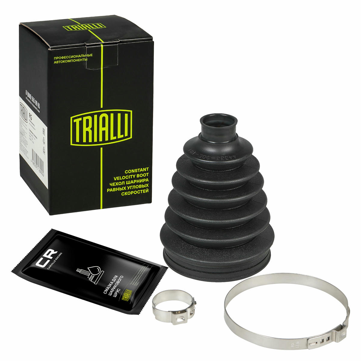 Пыльник ШРУСа для а/м Honda Accord (02-) (наруж.компл: хомуты/смазка) (TPEE) (FG 2306) preview 1