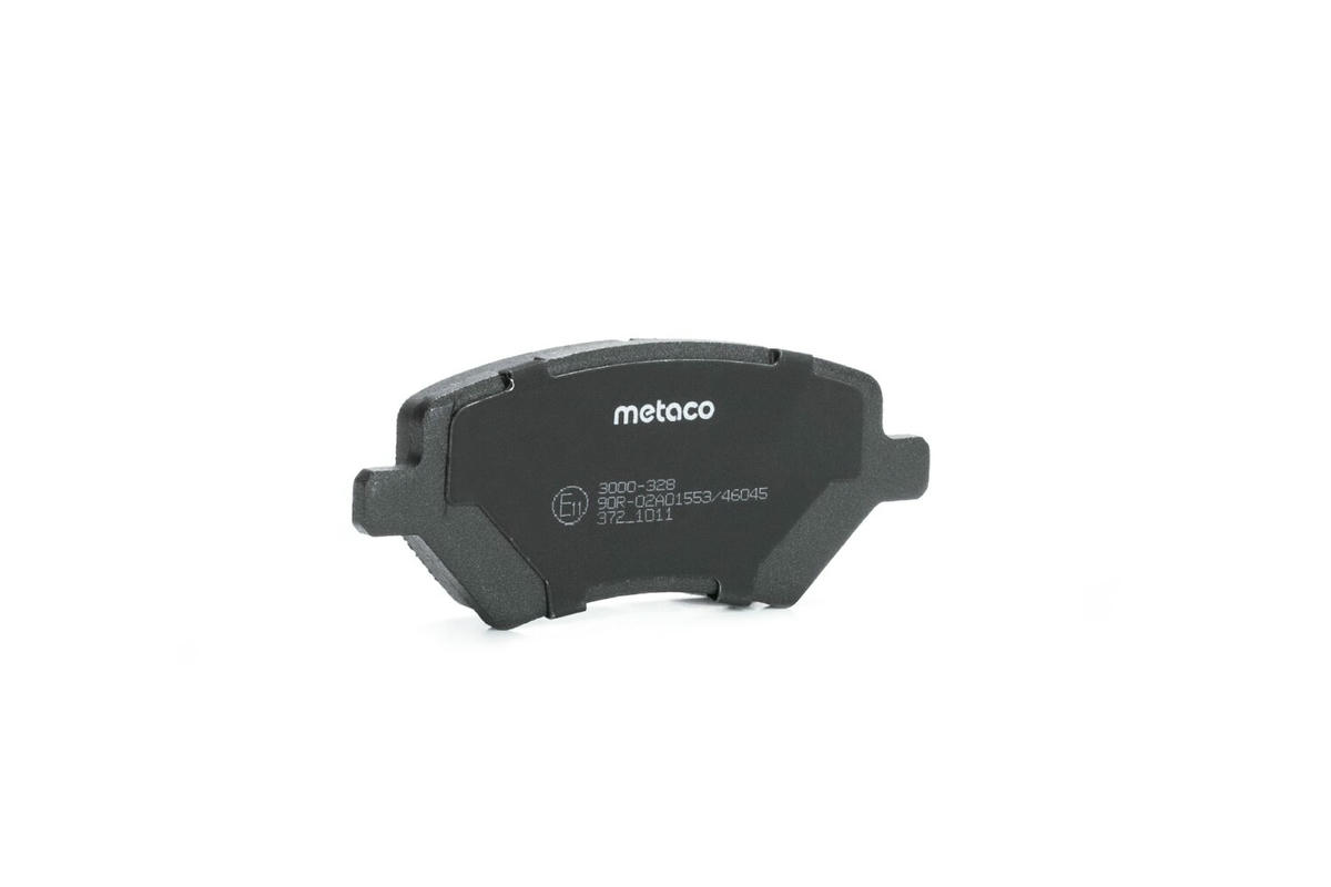 Колодки тормозные передние к-кт metaco 3000-328 preview 3