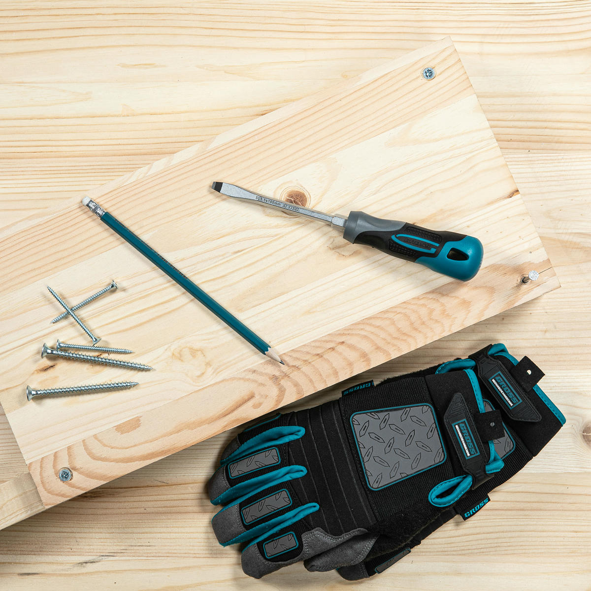 Отвертка SL5,5 x 100мм, S2, трехкомпонентная рукоятка GROSS preview 5