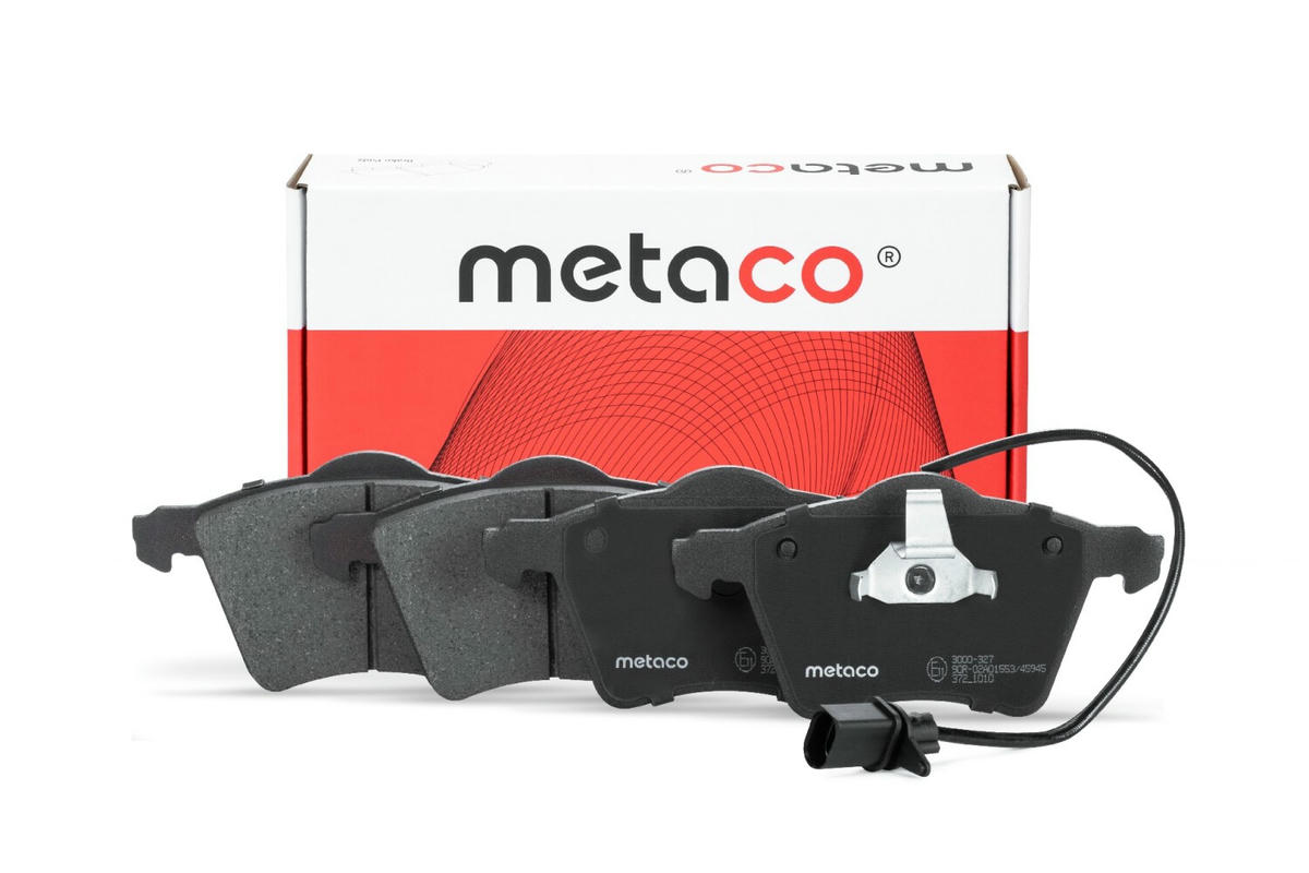 Колодки тормозные передние к-кт metaco 3000-327 preview 1