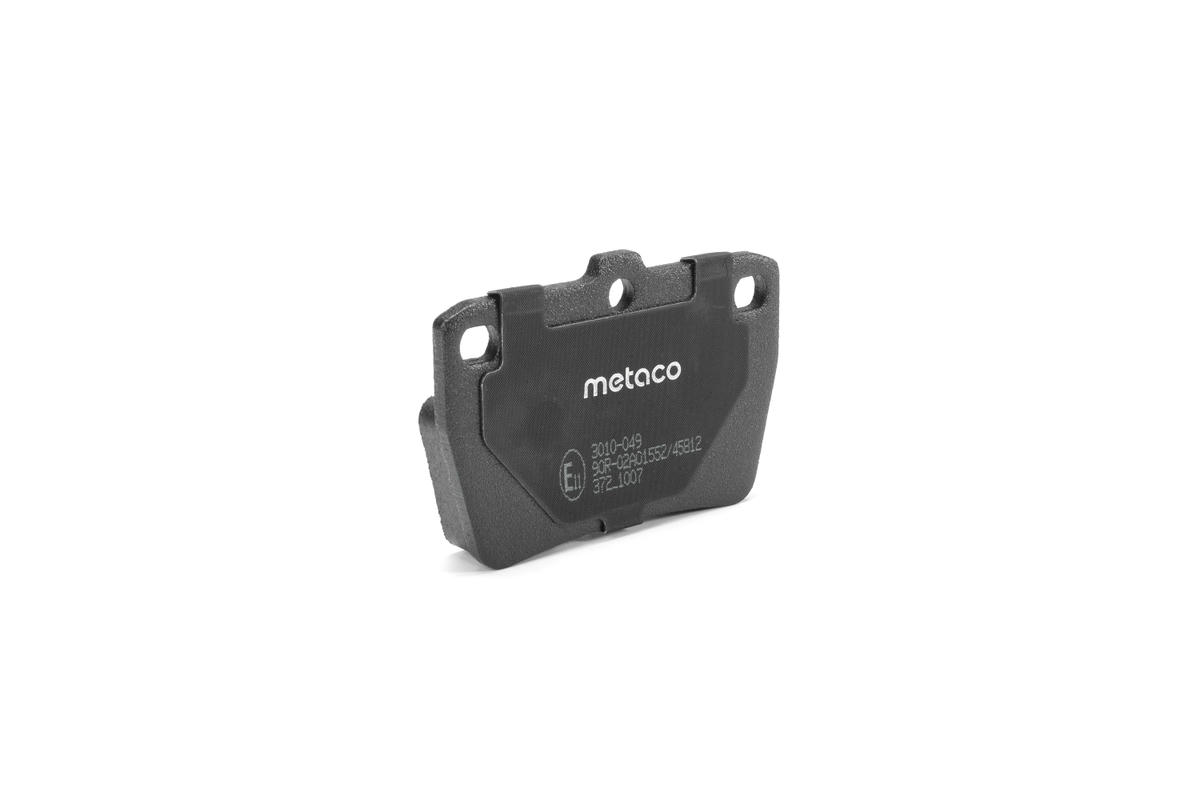 Колодки тормозные задние дисковые к-кт metaco 3010-049 preview 3
