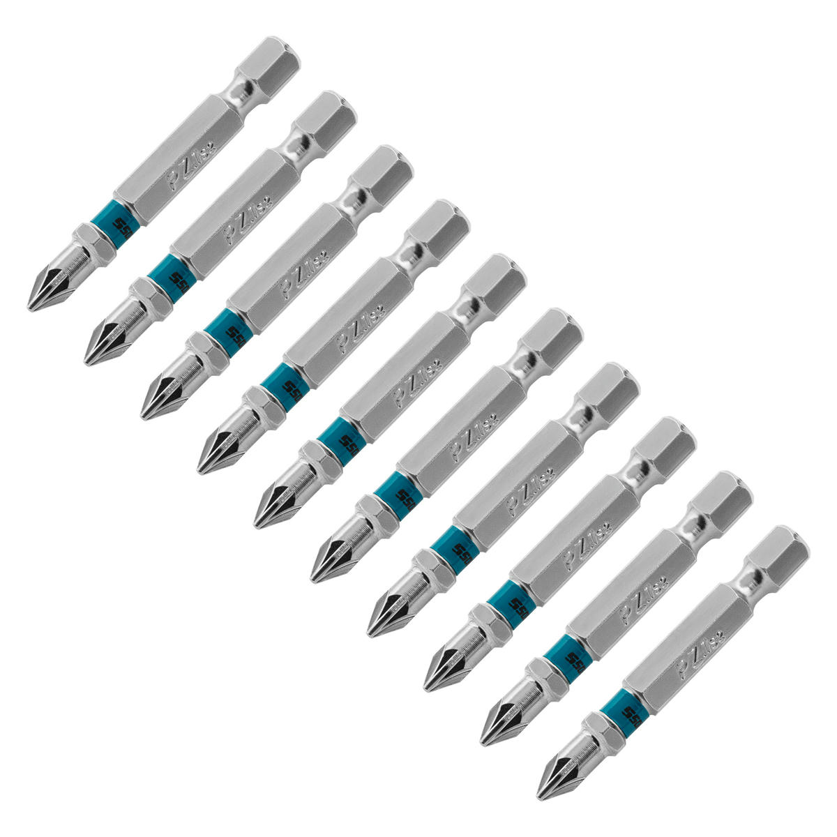 Набор бит PZ1x50, сталь S2 10шт GROSS preview 1