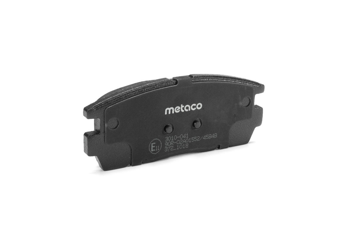 Колодки тормозные задние дисковые к-кт metaco 3010-041 preview 3