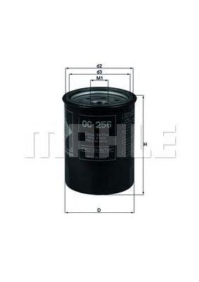 Фильтр масляный MAHLE _OC256 preview 1