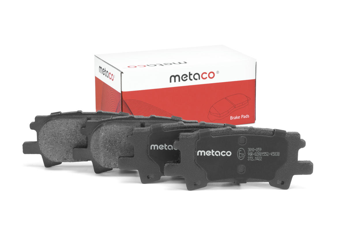 Колодки тормозные задние дисковые к-кт metaco 3010-059 preview 1