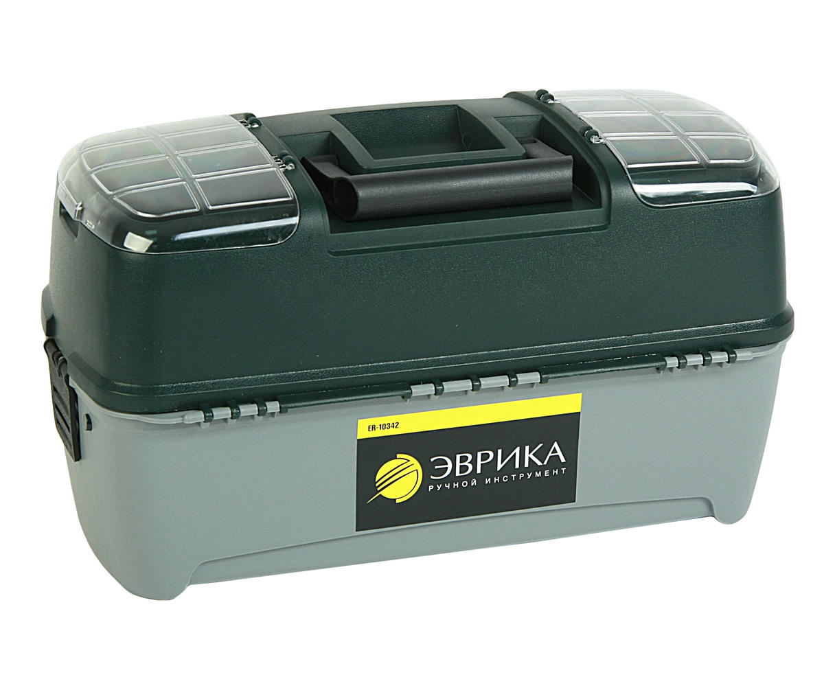 Ящик универсальный 465х230х250мм с 2 органайзерами на крышке ЭВРИКА preview 1