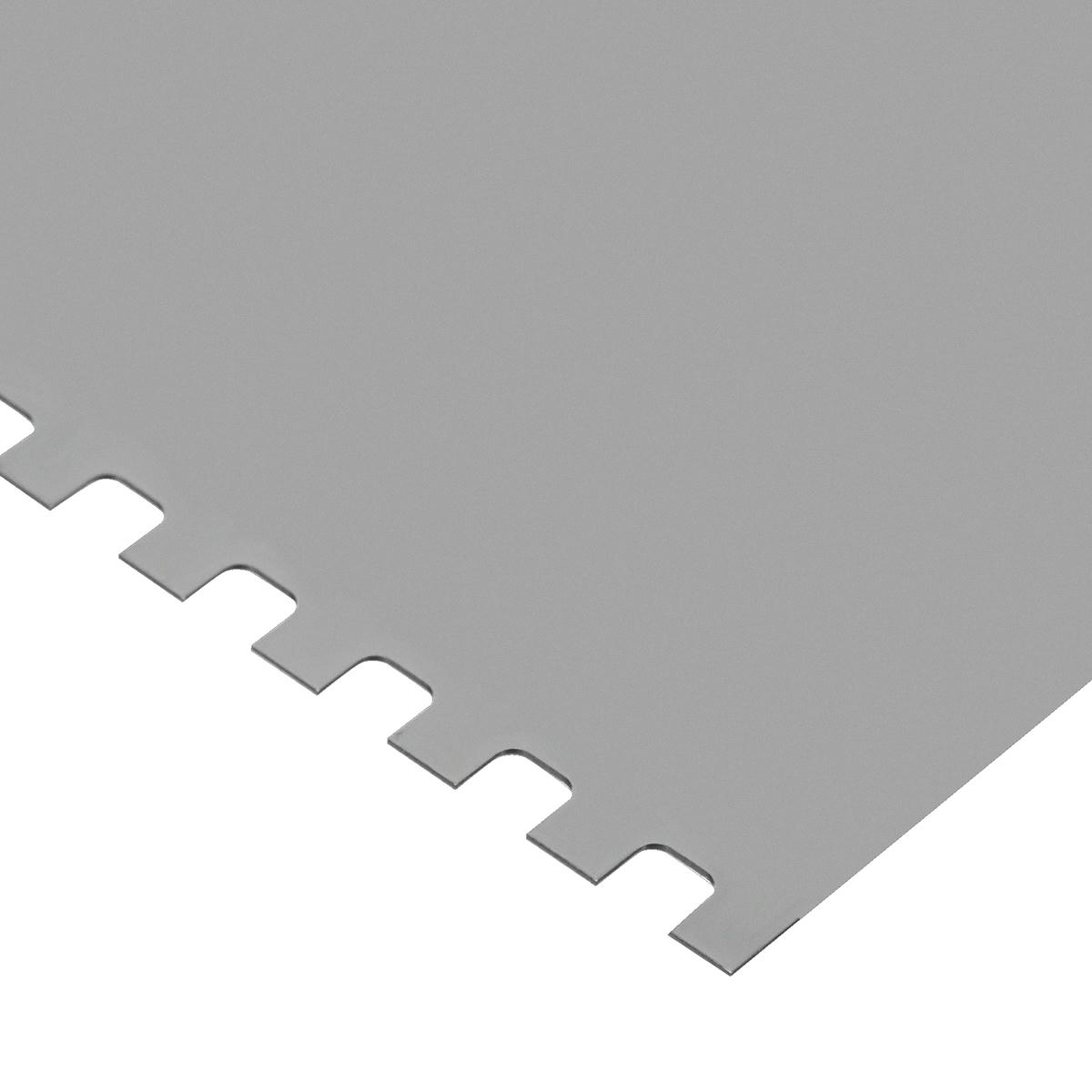 Шпатель из нержавеющей стали 100мм, зуб 4х4мм, пласт. ручка СИБРТЕХ preview 3