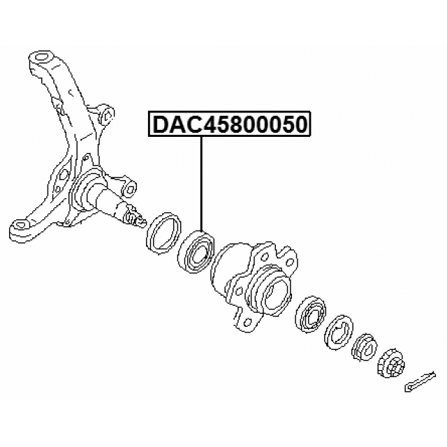 DAC45800050_подшипник ступицы задней! Mazda RX8 03-08 preview 2 DAC45800050_подшипник ступицы задней! Mazda RX8 03-08 preview 2