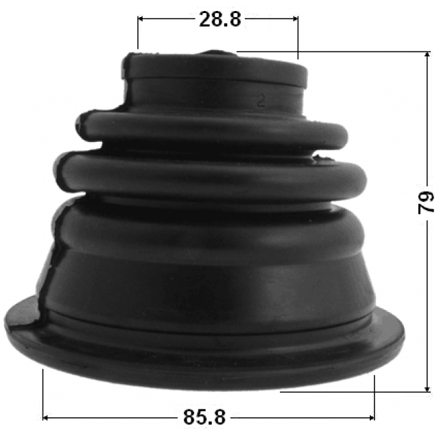 Пыльник шрус внутренний левый комплект 85.8x79x28.8 preview 2