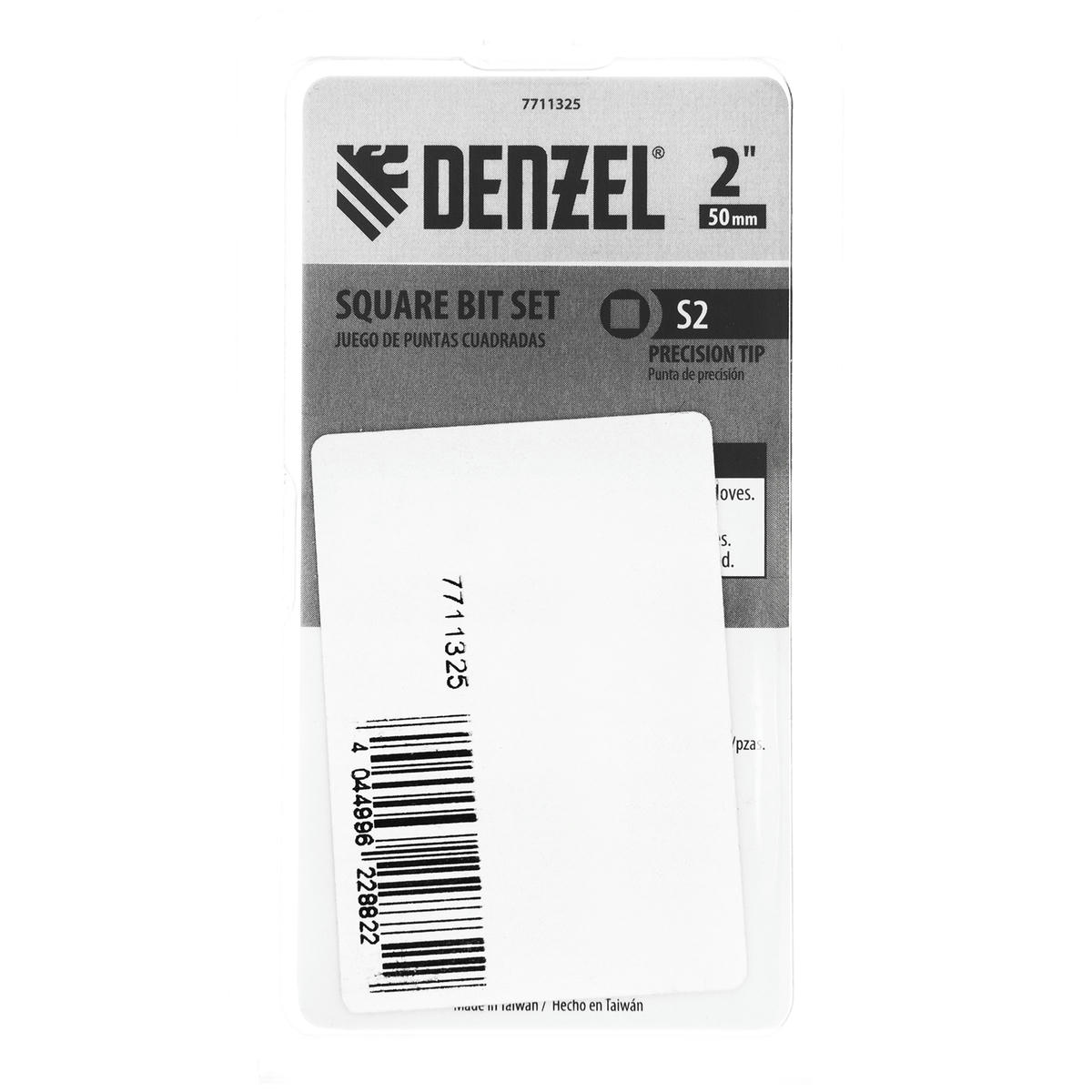Набор бит, S2x2", 5 шт.// Denzel preview 1