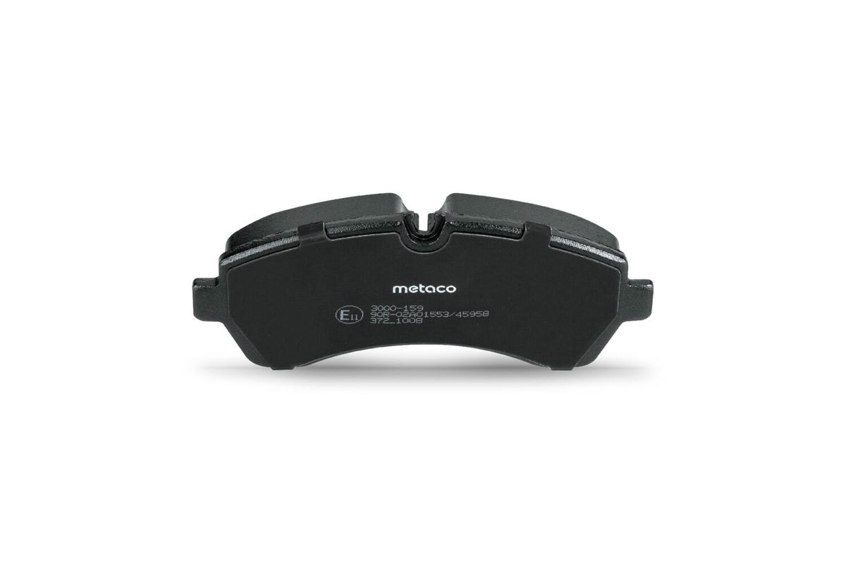 Колодки тормозные передние к-кт metaco 3000-159 preview 4