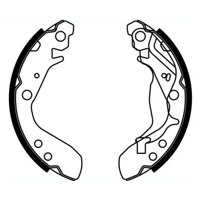 Колодки барабанные к-кт TRIALLI GF 4552 preview 3
