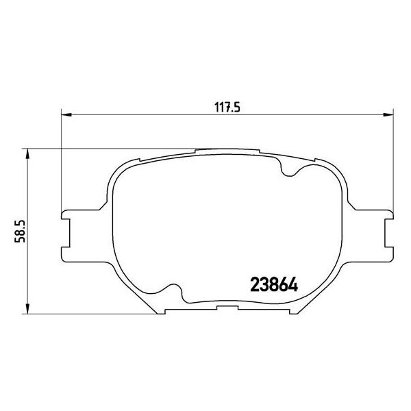 Колодки тормозные передние к-кт TRIALLI PF 4338 preview 4