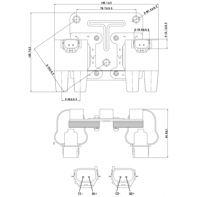 Катушка зажигания FEBEST 10640-003 preview 2