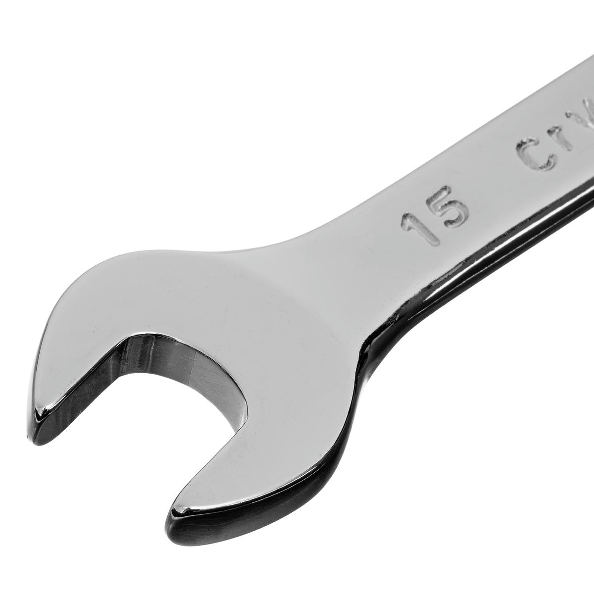 Ключ комбинированный, 15 мм, CrV, полированный хром MATRIX 15159 preview 3