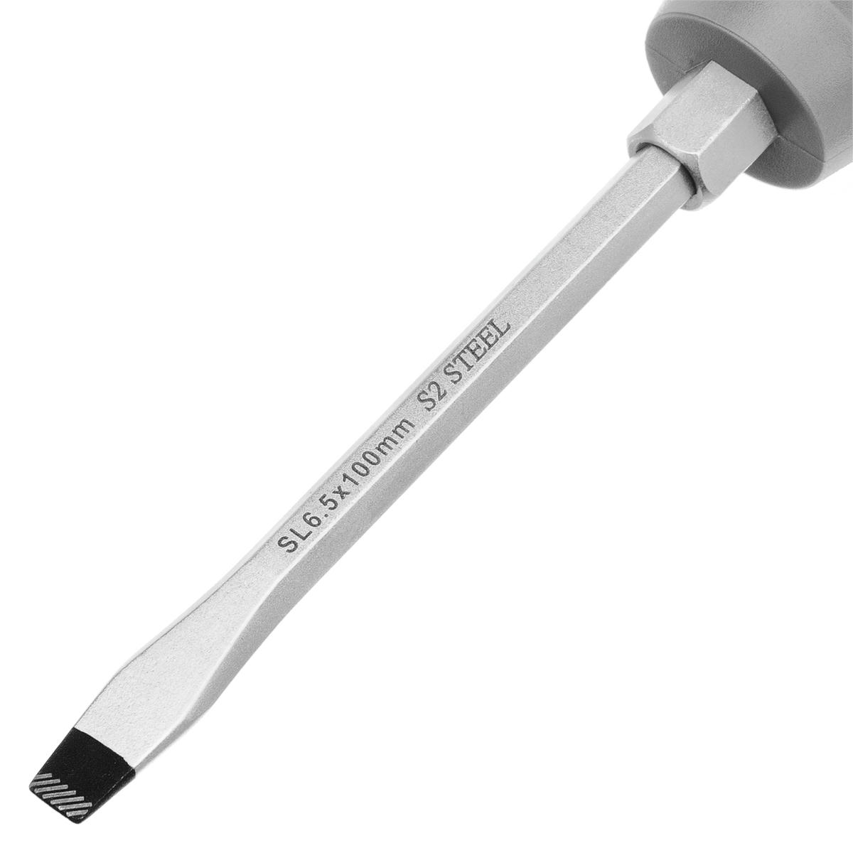 Отвертка SL6,5 x 100 мм, S2, трехкомпонентная рукоятка GROSS preview 3