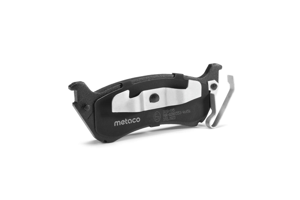 Колодки тормозные задние дисковые к-кт metaco 3010-195 preview 3