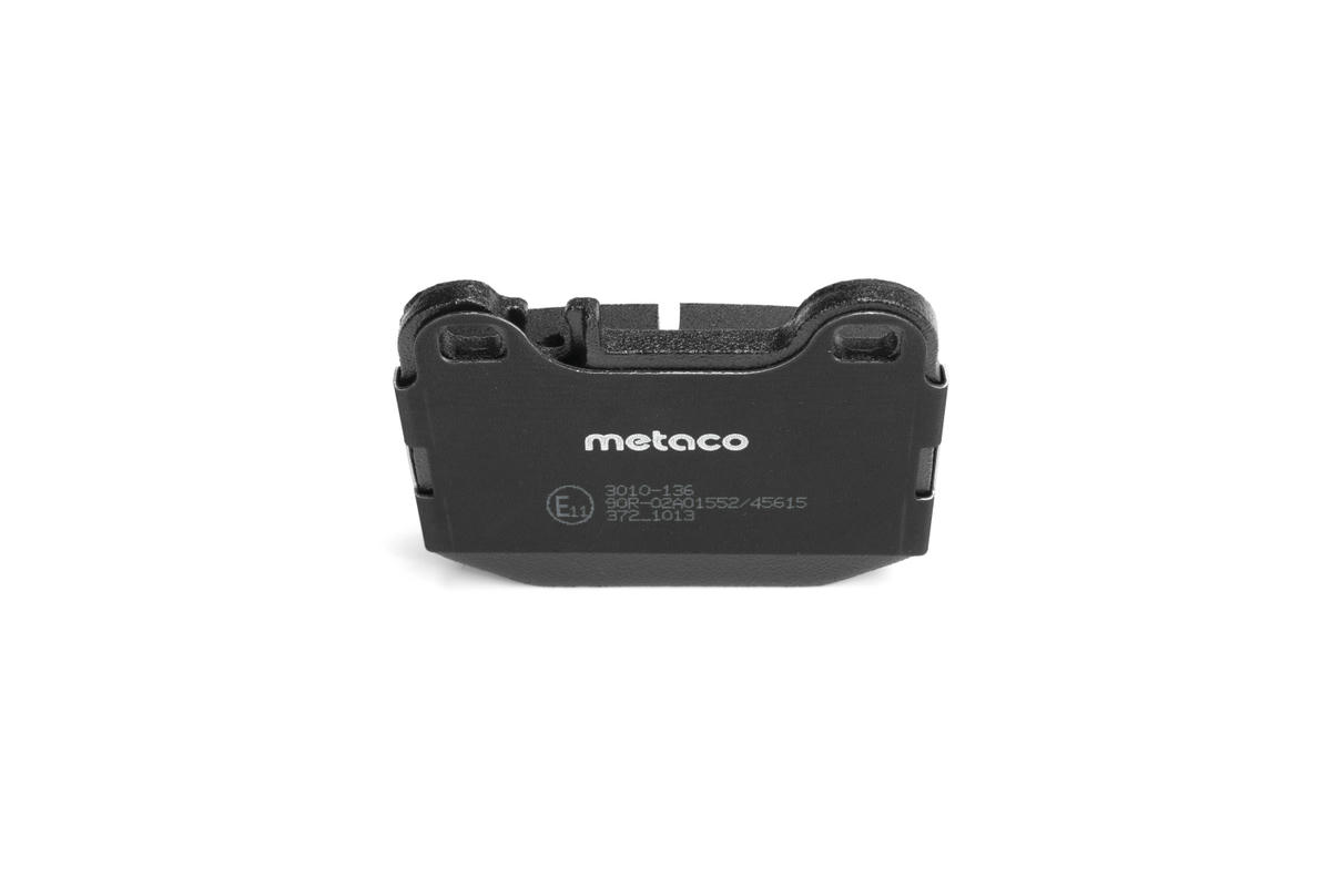 Колодки тормозные задние к-кт metaco 3010-136 preview 4