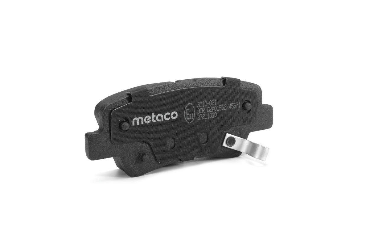 Колодки тормозные задние дисковые к-кт metaco 3010-021 preview 2