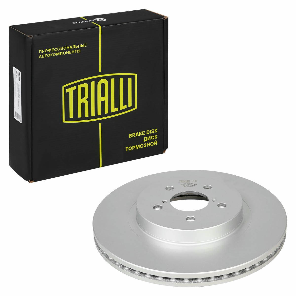 Диск тормозной передний вентилируемый TRIALLI DF 220110 preview 1