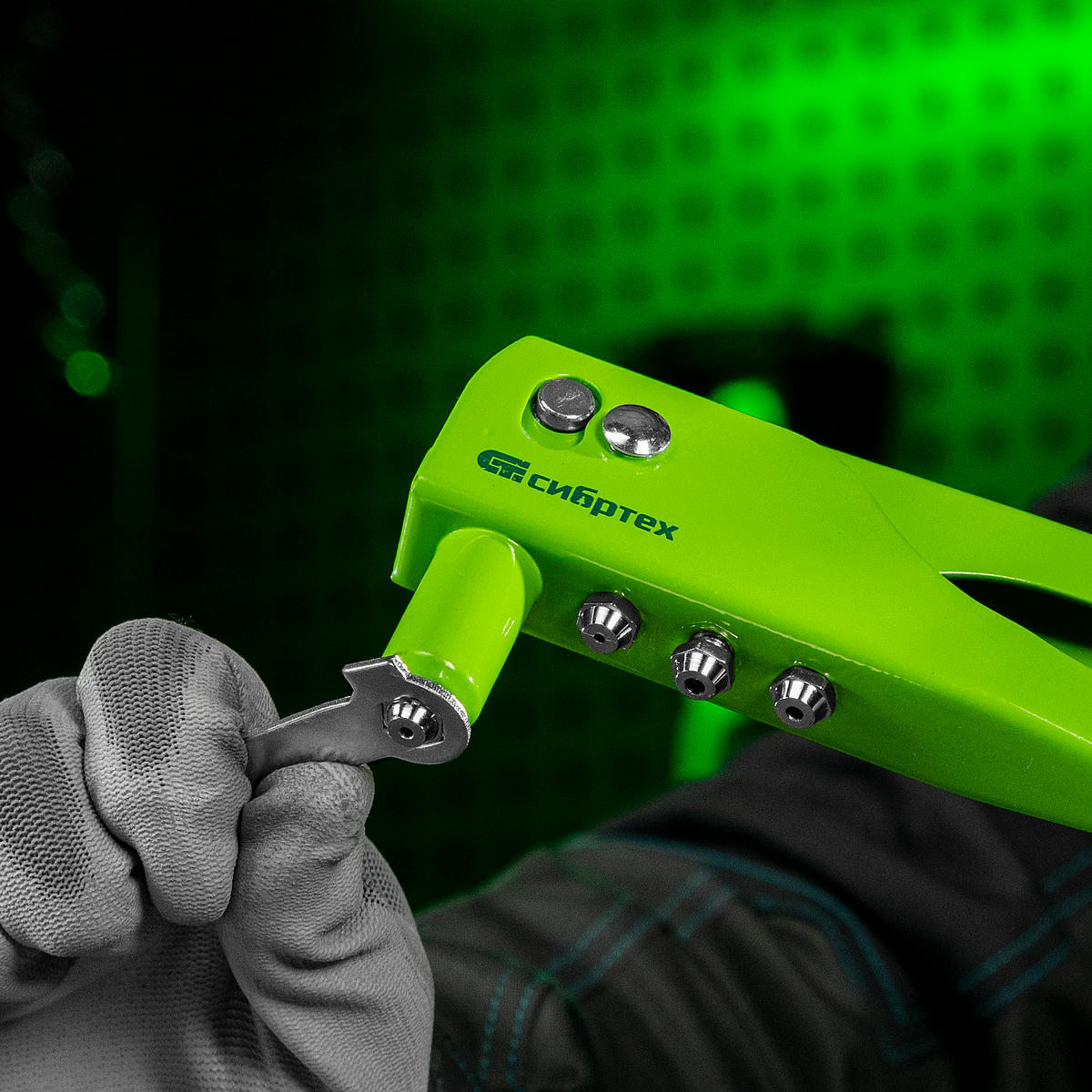 Заклепочник 260 мм, заклепки 2,4-3,2-4,0-4,8 мм Сибртех 40541 preview 7