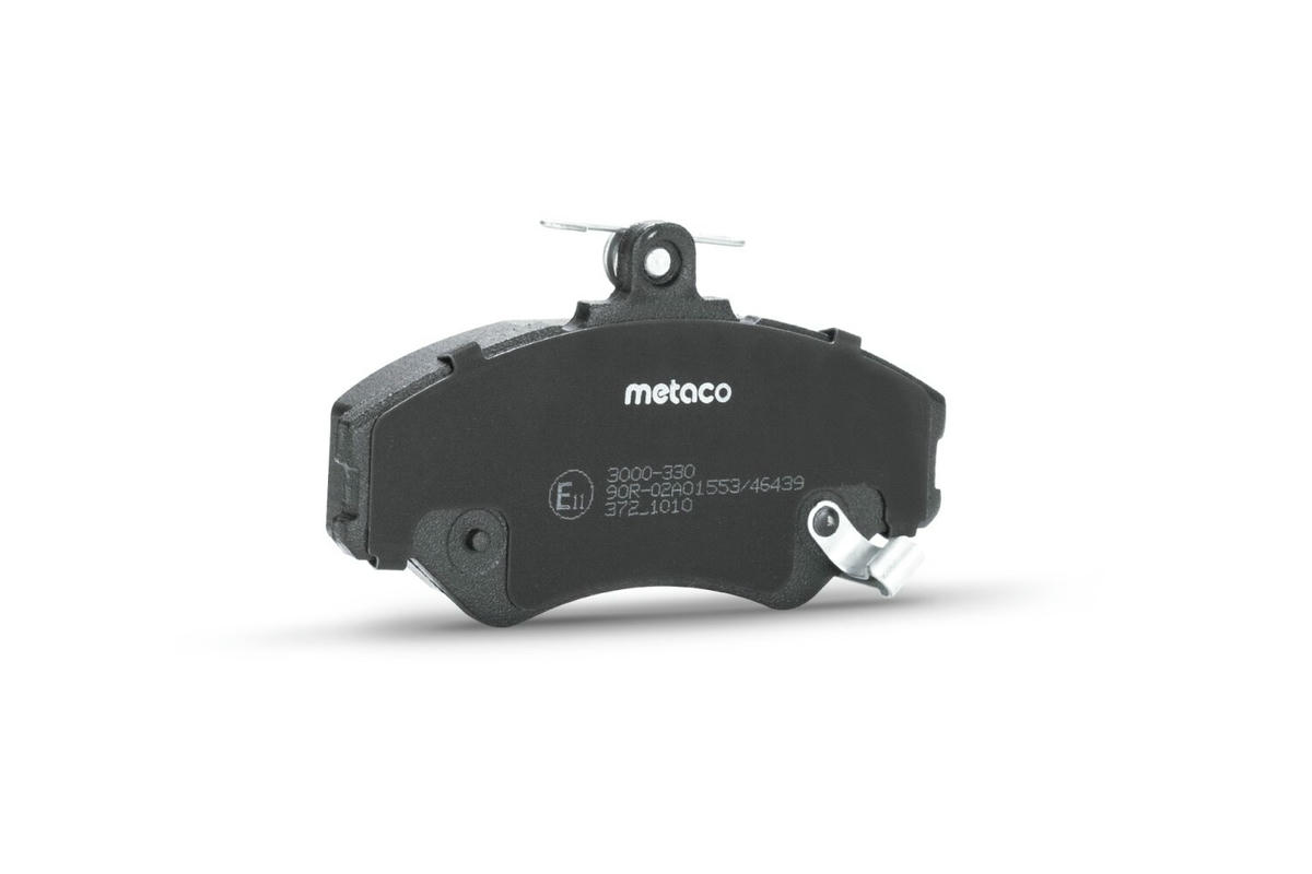 Колодки тормозные передние к-кт metaco 3000-330 preview 2