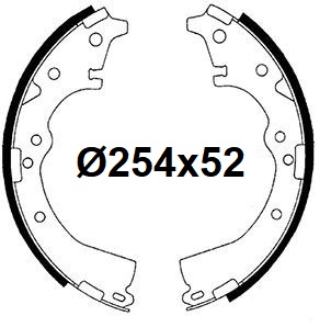 Колодки барабанные к-кт TRIALLI GF 4569 preview 3